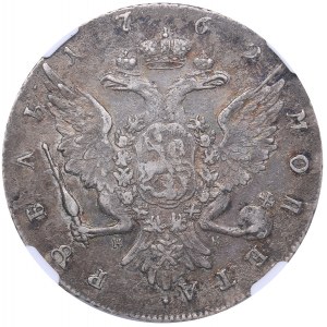 Russia Rouble 1762 СПБ-НК - NGC XF 40