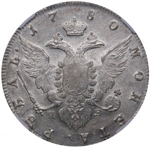 Russia Rouble 1780 СПБ-ИЗ - NGC MS 61