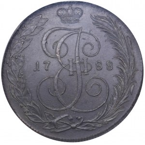 Russia 5 kopecks 1788 КМ - NGC MS 62 BN