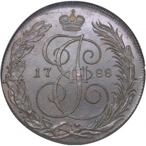 Russia 5 kopecks 1788 КМ - NGC MS 63 BN