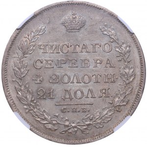 Russia Rouble 1829 СПБ-НГ - NGC MS 61