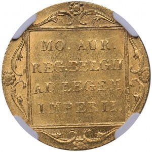 Russia Ducat 1837 - Russian imitation of Netherlands gold ducat - NGC MS 62+