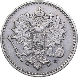 Russia - Grand Duchy of Finland 50 pennia 1864 S