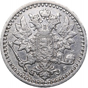 Russia - Grand Duchy of Finland 25 pennia 1866 S