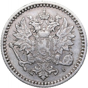 Russia - Grand Duchy of Finland 50 pennia 1866 S