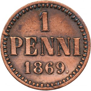 Russia - Grand Duchy of Finland 1 penni 1869
