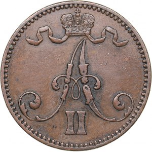 Russia - Grand Duchy of Finland 5 penniä 1870