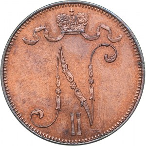 Russia - Grand Duchy of Finland 5 penniä 1898