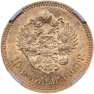 Russia 10 roubles 1900 ФЗ - NGC MS 61