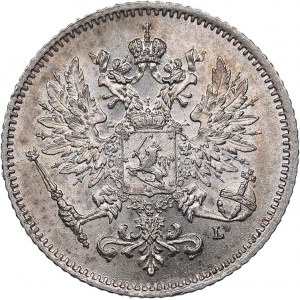 Russia - Grand Duchy of Finland 25 penniä 1908 L