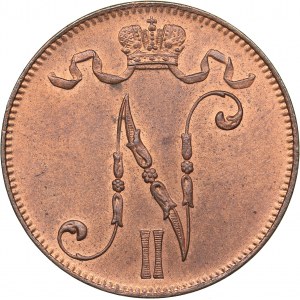Russia - Grand Duchy of Finland 5 penniä 1912