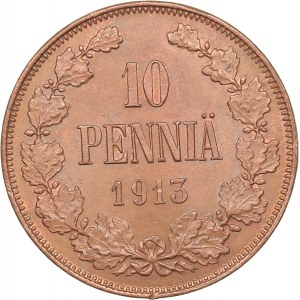 Russia - Grand Duchy of Finland 10 penniä 1913