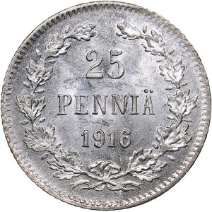 Russia - Grand Duchy of Finland 25 penniä 1916 S