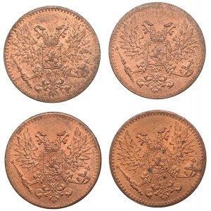 Russia - Grand Duchy of Finland 1 penni 1917 (4)
