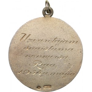 Latvia Medal of the Riga Society Cirks Salamonski, 1938