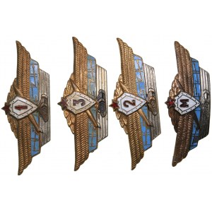 Russia - USSR badges Aviation (4)