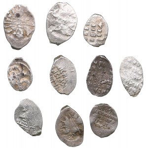 Russia silver Wire coins (10)
