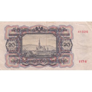 Austria 20 shillings 1946