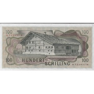 Austria 100 shillings 1969