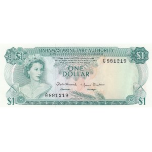 Bahamas 1 dollar 1968