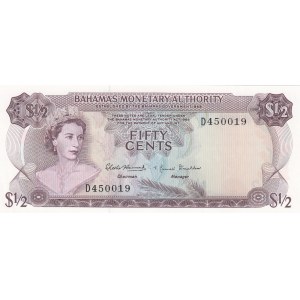 Bahamas 50 cents 1968