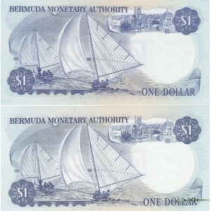 Bermuda 1 dollar 1975 & 1978
