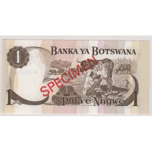 Botswana 1 pula 1979 - Specimen