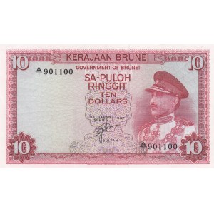 Brunei 10 ringgit 1967