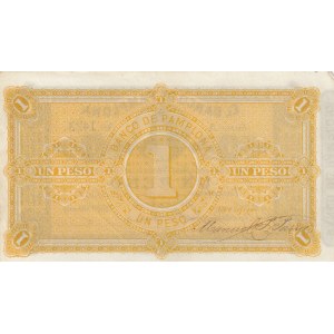 Colombia 1 peso 1883 Pamplona