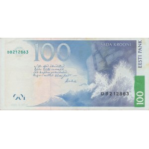 Estonia 100 kroons 1999. ERROR without hologram