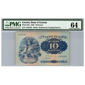 Estonia 10 krooni 1928 - PMG 64