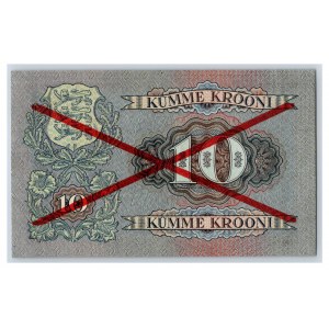 Estonia 10 krooni 1928 - SPECIMEN