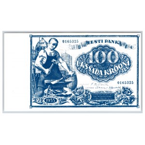Estonia 100 krooni 1935 - Souvenir