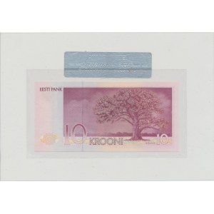Estonia 10 kroons 1991 - AF 000072. Small serial number