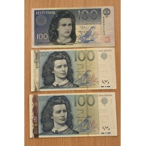 Estonia 100 krooni 1991, 2007 (3)