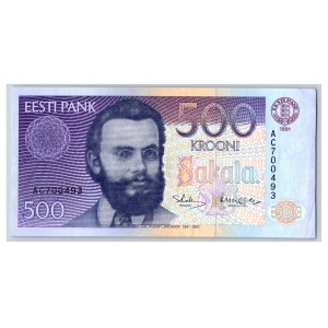 Estonia 500 krooni 1991