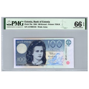 Estonia 100 krooni 1994 - PMG 66 EPQ