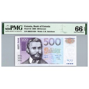 Estonia 500 krooni 2000 - PMG 66 EPQ