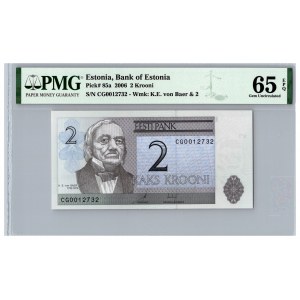 Estonia 2 krooni 2006 - PMG 65 EPQ