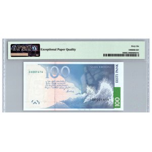 Estonia 100 krooni 2007 - PMG 66 EPQ
