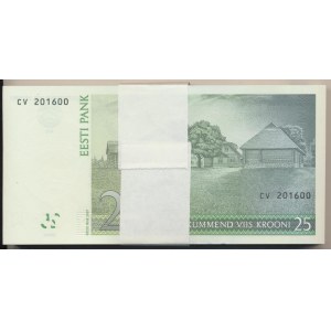 Estonia 25 krooni 2007 - bundle