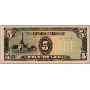 Philippines - Japanese Government 5 pesos 1943