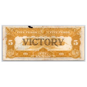 Philippines 5 pesos 1944 victory