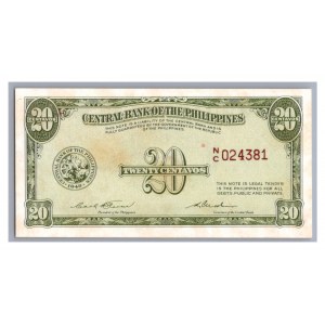 Philippines 20 centavos 1949