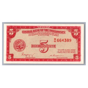 Philippines 5 centavos 1949
