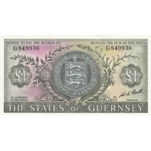 Guersney 1 pound 1969-75