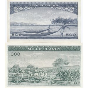 Guinea 500 & 1000 francs 1960