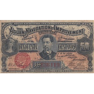 Honduras 50 centavos 1886