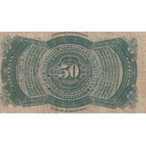 Honduras 50 centavos 1886