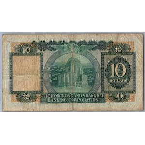 Hong kong - Hongkong & Shanghai Banking Corp. 10 Dollars 31.3.1976